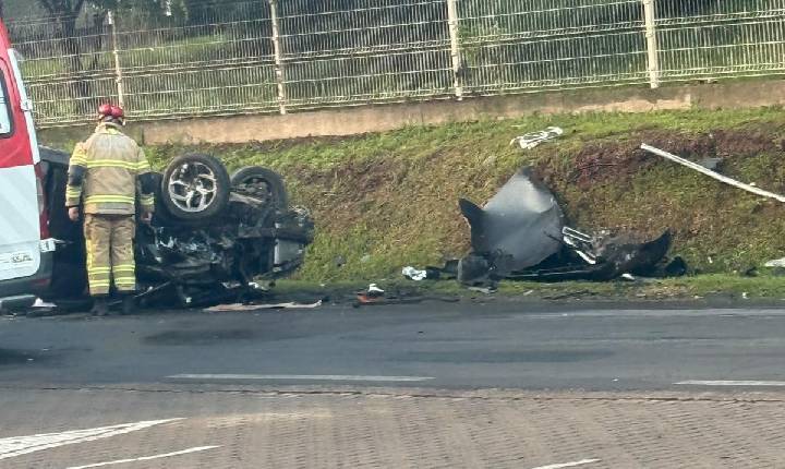 Acidente no Vale dos Vinhedos deixa duas pessoas feridas