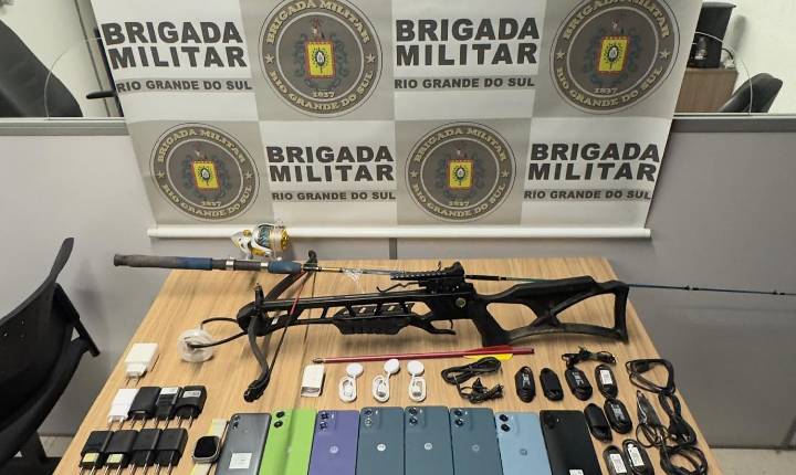 BM frustra tentativa de envio de objetos para presídio em Bento