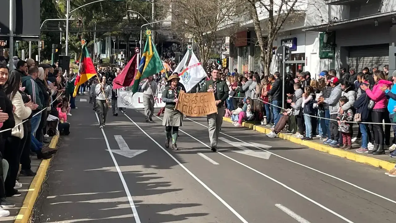 Desfile Cívico da Pátria e Festejos Farroupilhas movimentam Bento Gonçalves