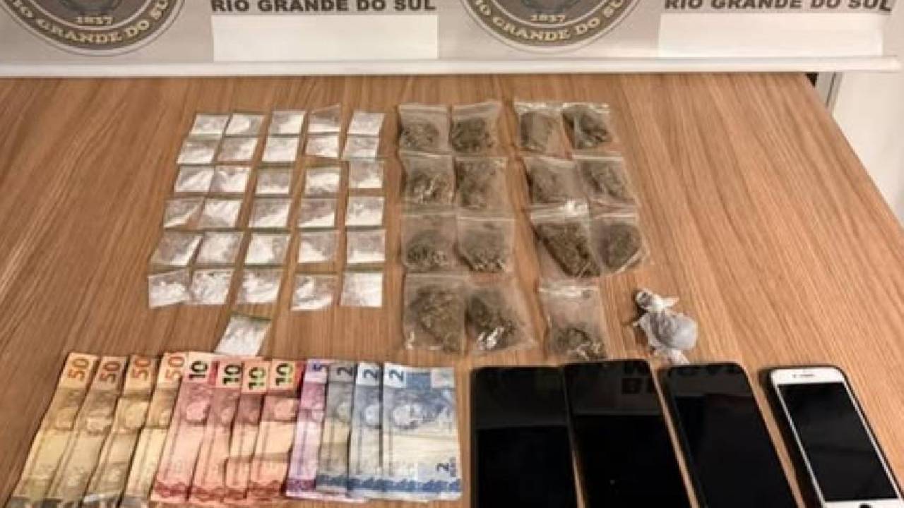 Homem é preso por tráfico de drogas em Garibaldi
