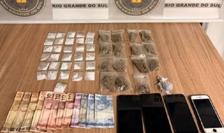 Homem é preso por tráfico de drogas em Garibaldi