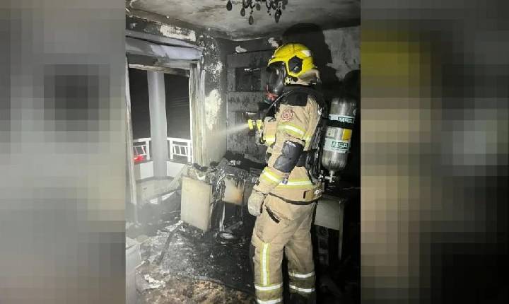Incêndio em residência mobiliza equipe dos bombeiros em Veranópolis