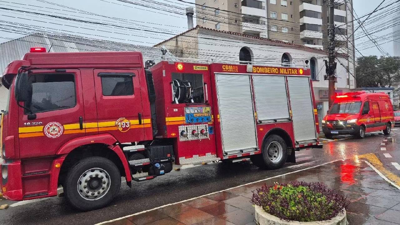 Princípio de incêndio em lotérica mobiliza Bombeiros em Bento
