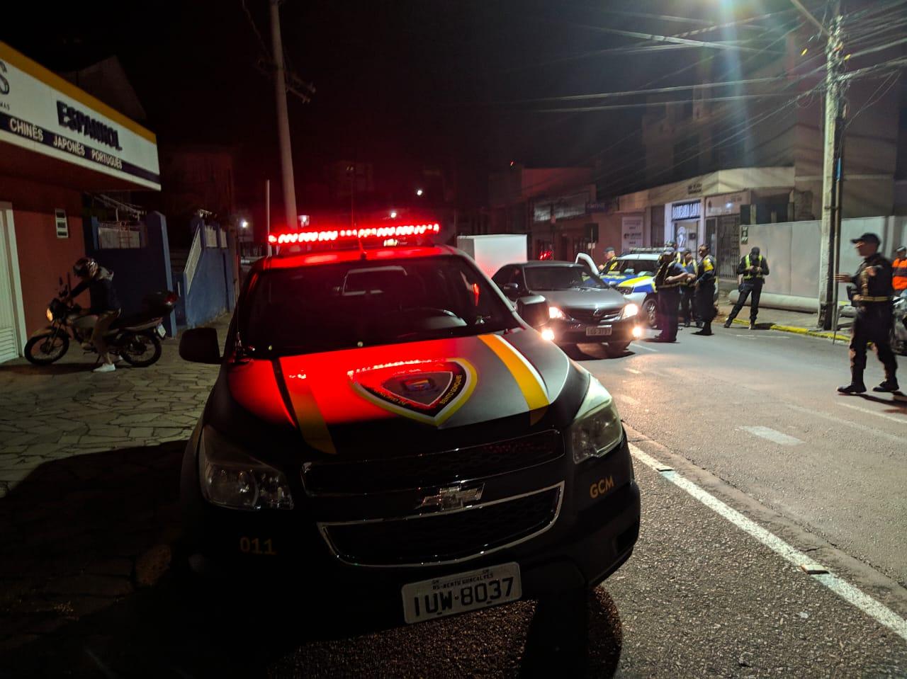 Operação Balada Segura prende três condutores em Bento