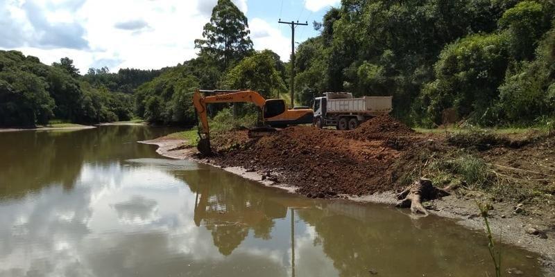 Cotiporã realiza manutenção em barragem da Corsan
