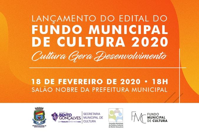 Lançamento do Fundo Municipal de Cultura ocorre nesta terça em Bento