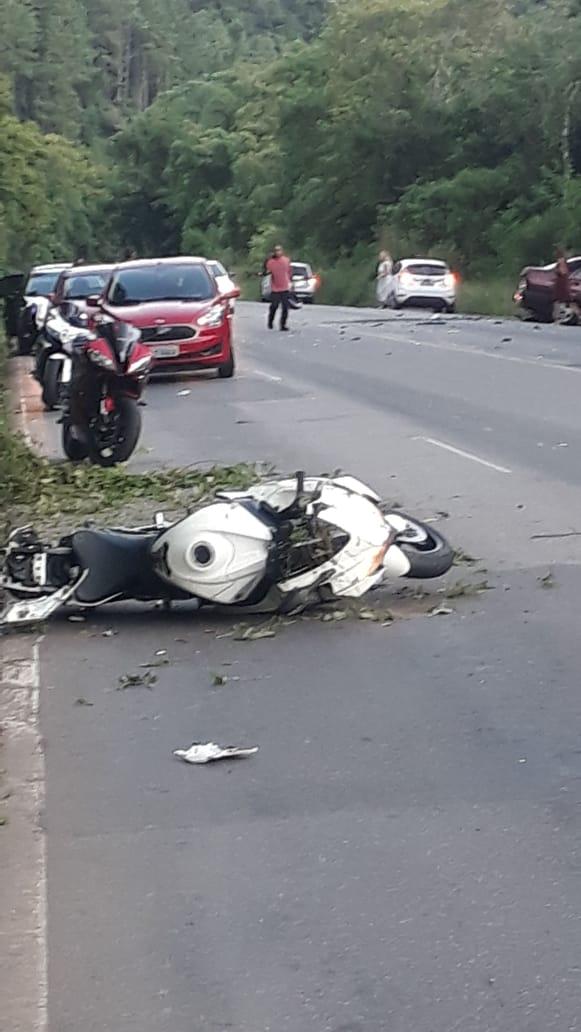 Motociclista morre em acidente na ERS-446 em Carlos Barbosa