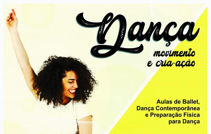 Projeto cultural “Dança: movimento e Cria-ação” promove aulas para público a partir dos 15 anos