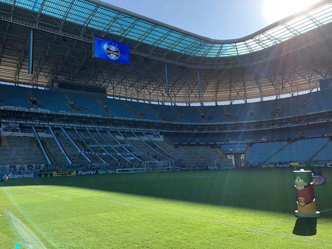 Grêmio suspende treinos do seu grupo profissional e as atividades das categorias de base