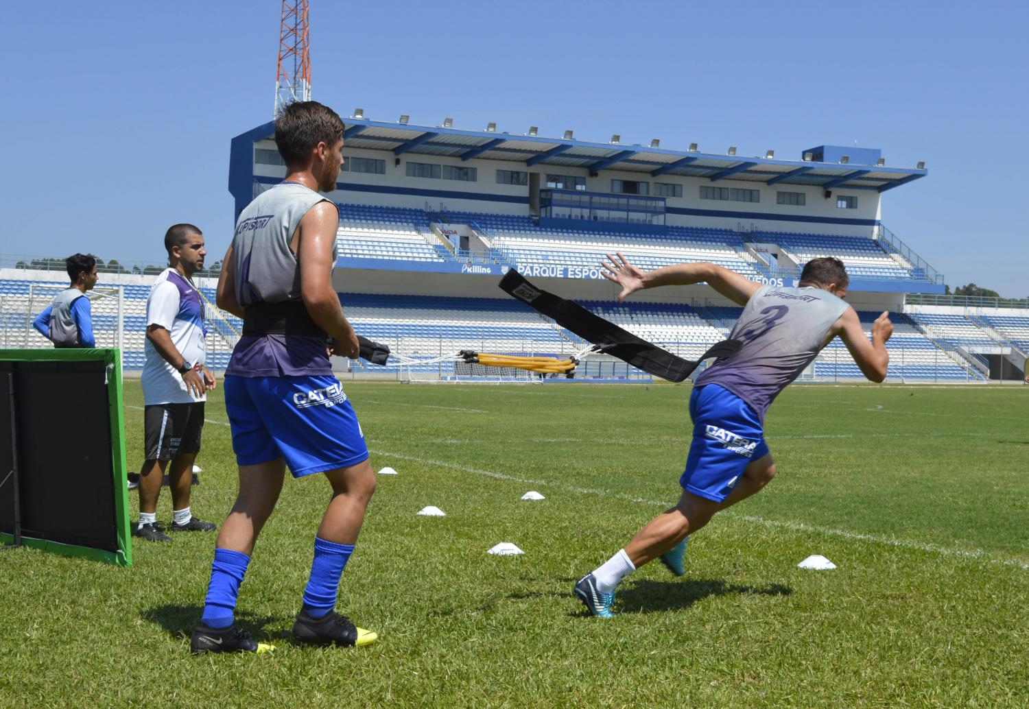 Com medidas preventivas, Esportivo retorna aos treinamentos no Montanha dos Vinhedos