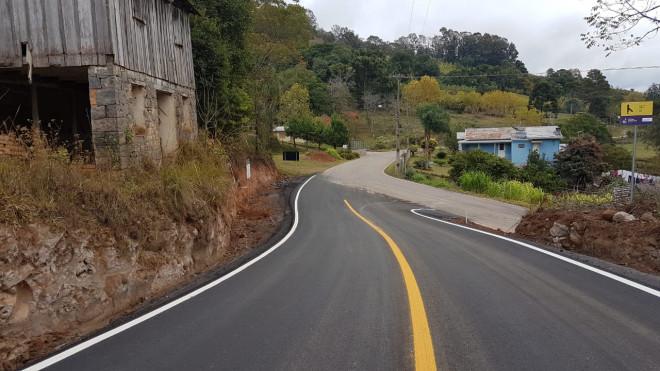 Garibaldi conta com novos trechos asfaltados