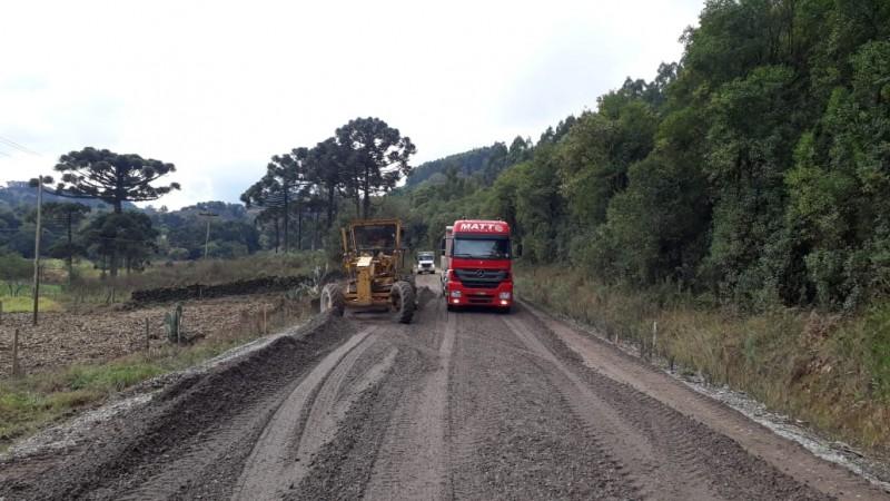 Retomada ligação asfáltica entre Antônio Prado e Nova Roma do Sul