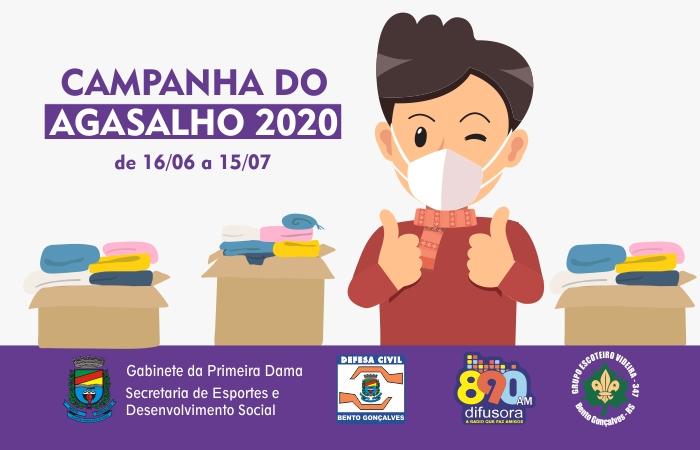 Campanha do Agasalho 2020 é lançada em Bento Gonçalves