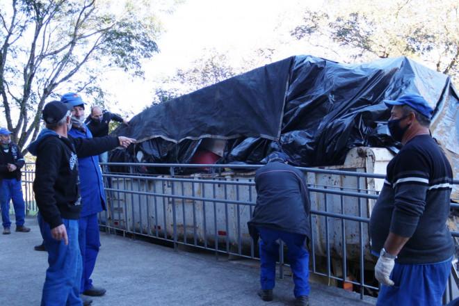 Garibaldi distribuí donativos arrecadados para vítimas de enchentes