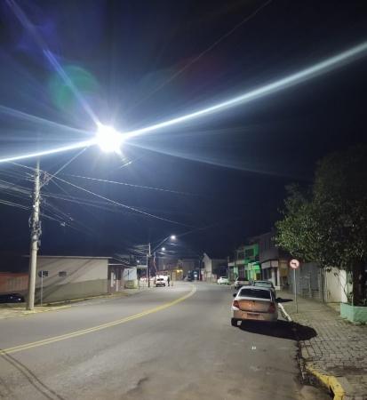Projeto de instalação de lâmpadas de LED está em fase final em Bento