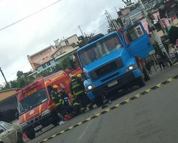 Mulher morre esmagada por caminhão em Bento Gonçalves