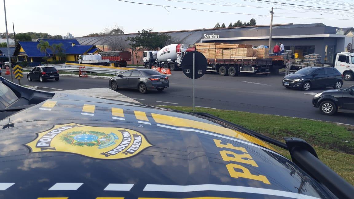 PRF intensifica fiscalização de excesso de peso em Bento Gonçalves