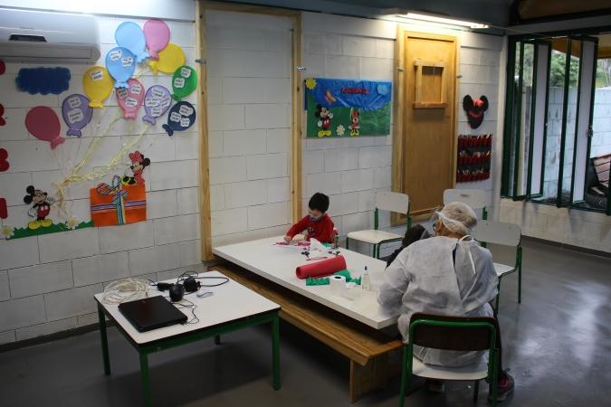 500 alunos das Escolas Municipais infantis já retornaram às aulas em Bento