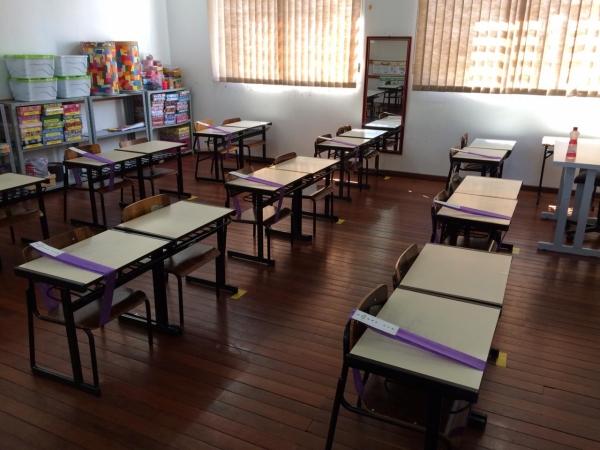 Bento preparada para retorno da Educação Infantil Municipal no dia 14
