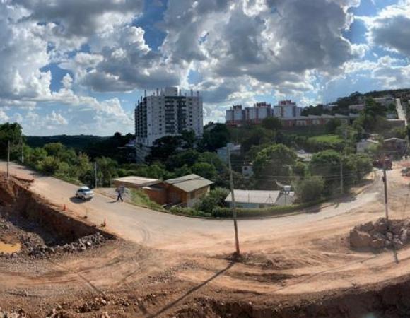 Obras do túnel seguem em andamento no acesso Norte em Bento