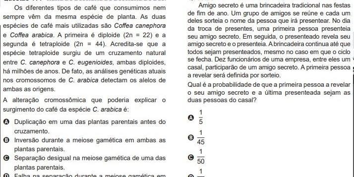 Enem 2020 teve duas questões anuladas pelo Inep