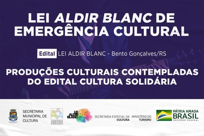 Secult apresenta produções dos contemplados no edital Cultura Solidária