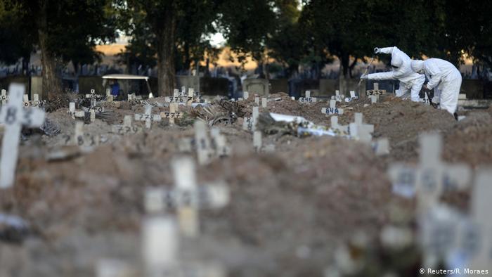 Brasil tem mais 1.656 mortes por Covid-19