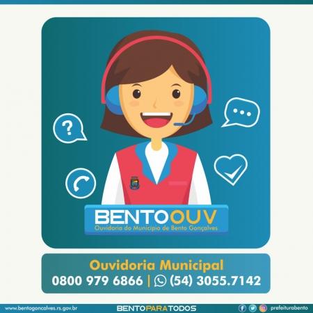 Atendimentos via WhatsApp da Ouvidoria Municipal de Bento aumentam 500% em março