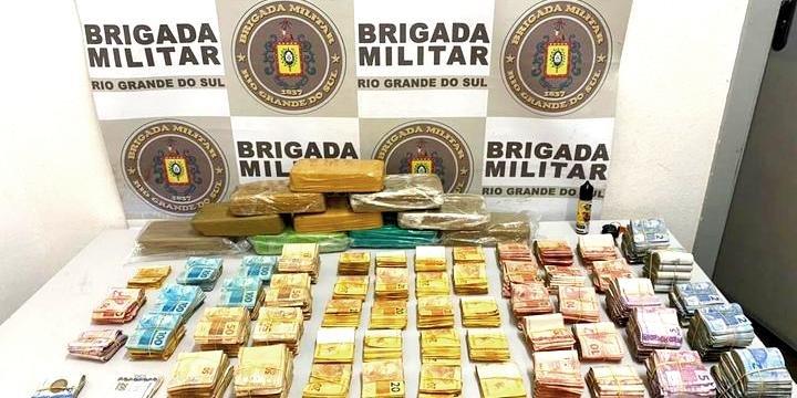 Brigada Militar apreende mais de meio milhão de reais em crack em Caxias