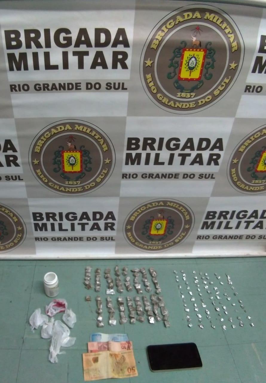 Menor é apreendido por tráfico de drogas pelo BPChoque em Bento