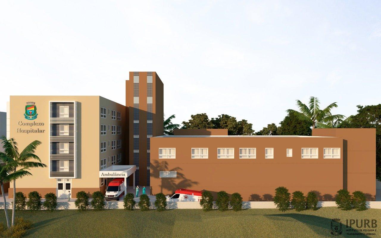 Assinado contrato para execução da torre de escada e elevador no Complexo Hospitalar