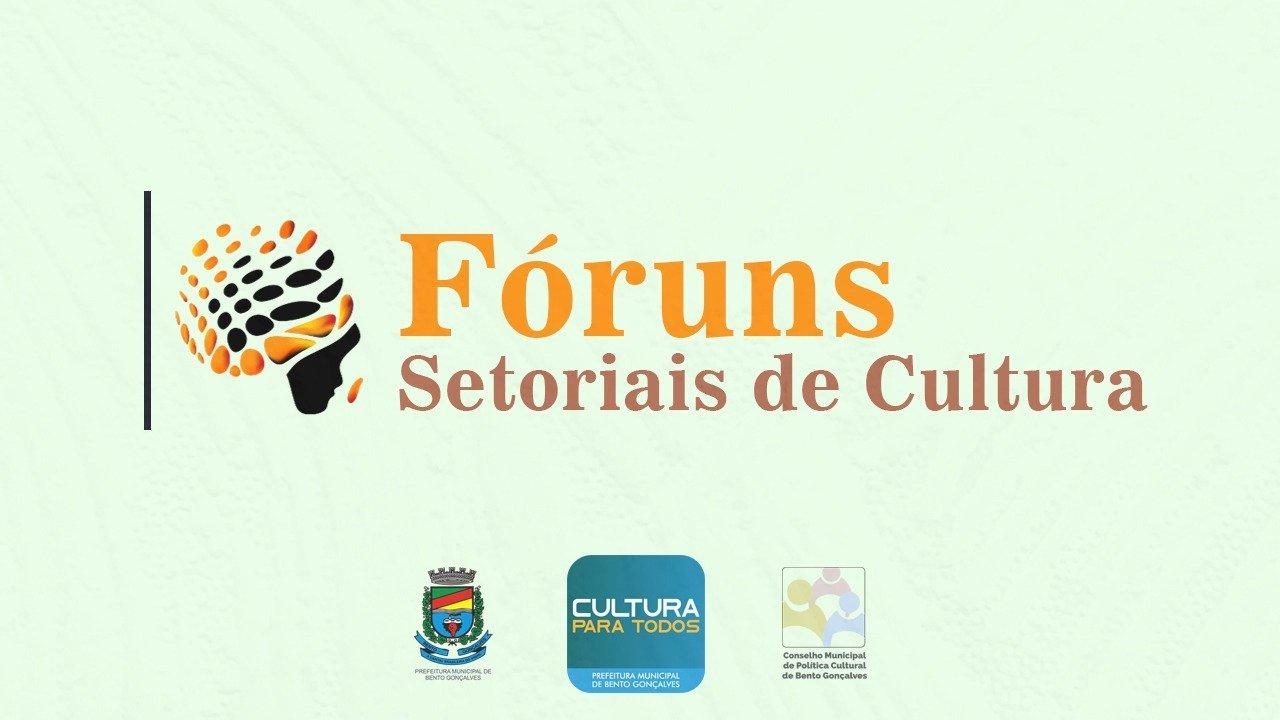 Fóruns Setoriais de Cultura ocorrem nos dias 22 e 23 de junho em Bento