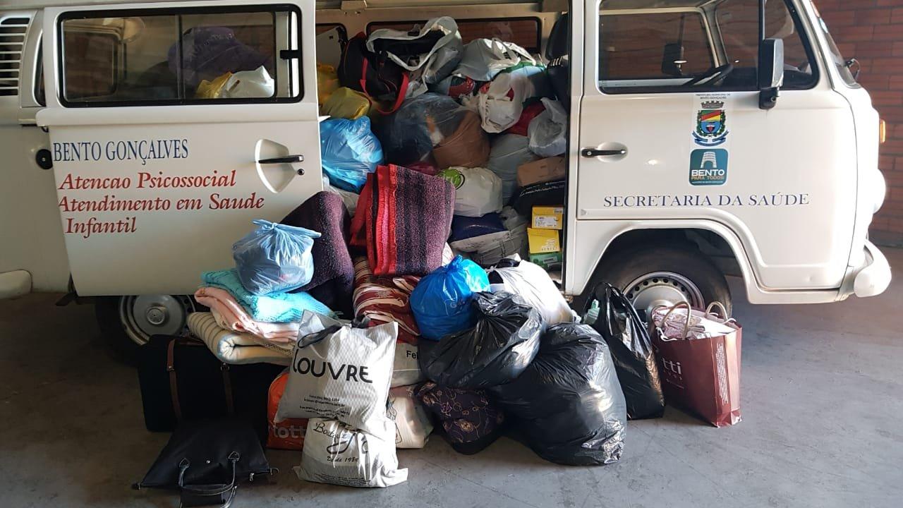 35 mil peças de roupa já entregues na Campanha do Agasalho em Bento