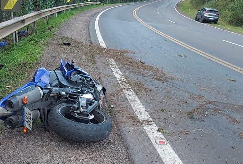 Morador de Bento sobre acidente e morre em Dois Lajeados