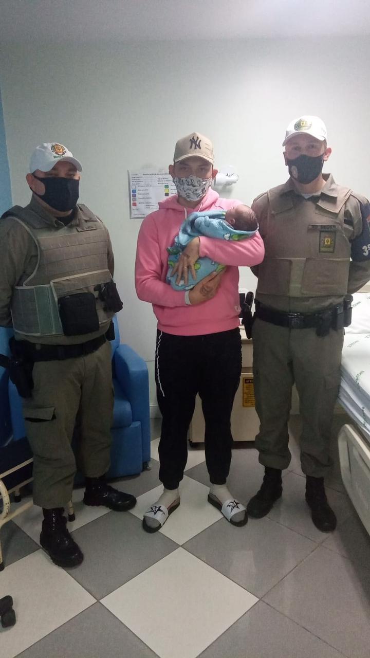 Novo caso de bebê engasgado é atendido pela pela BM em Bento