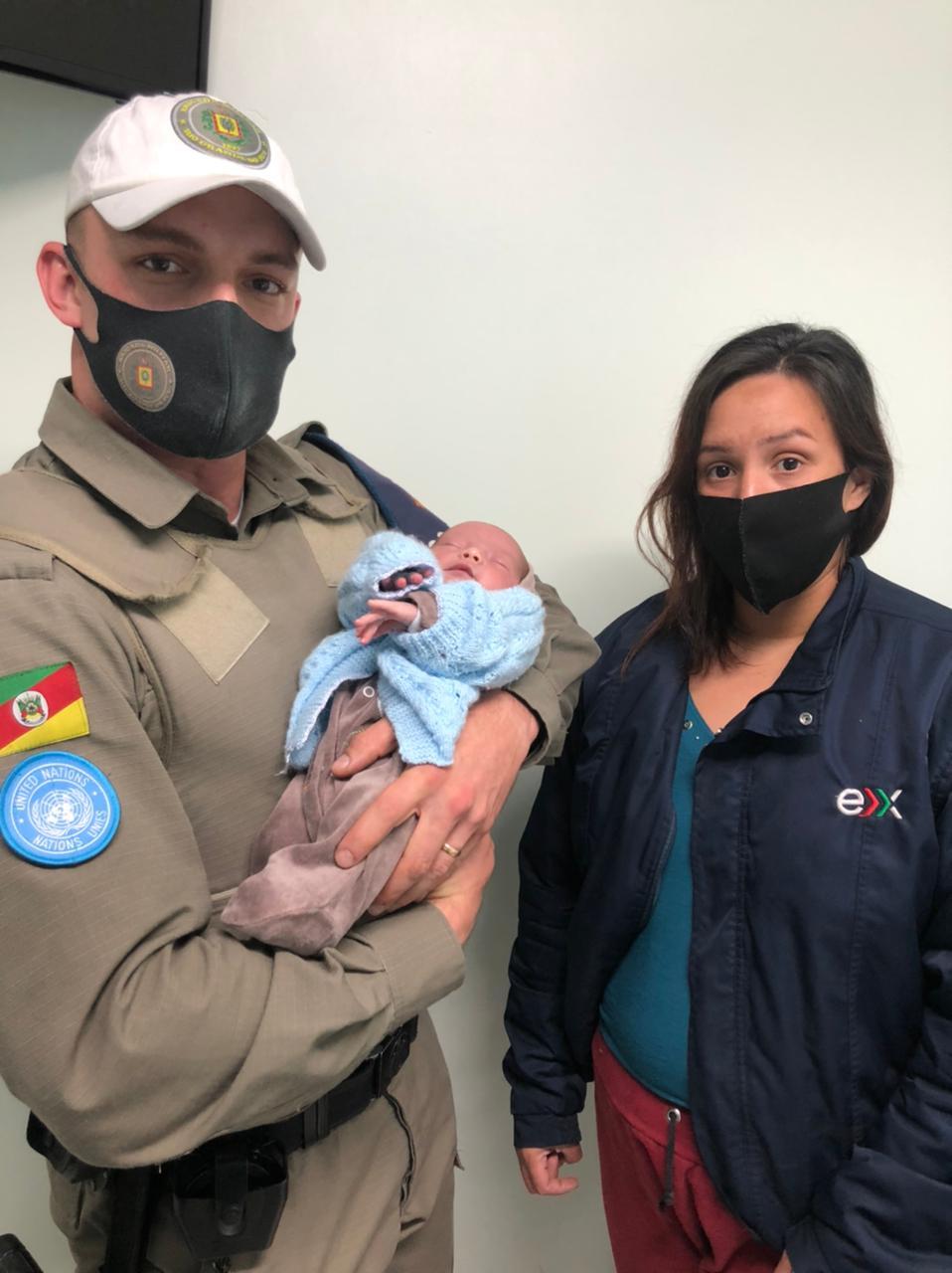 Policiais salvam bebê engasgado em Bento Gonçalves