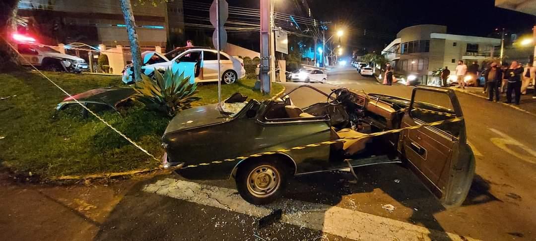 Acidente deixa três pessoas feridas no São Francisco, em Bento