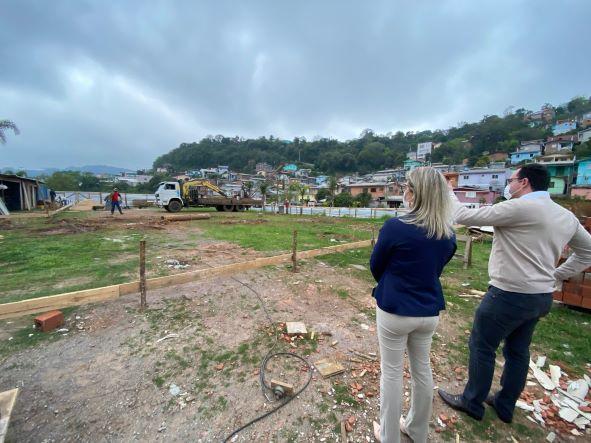 Obras da Escola Infantil no bairro Zatt estão em andamento em Bento