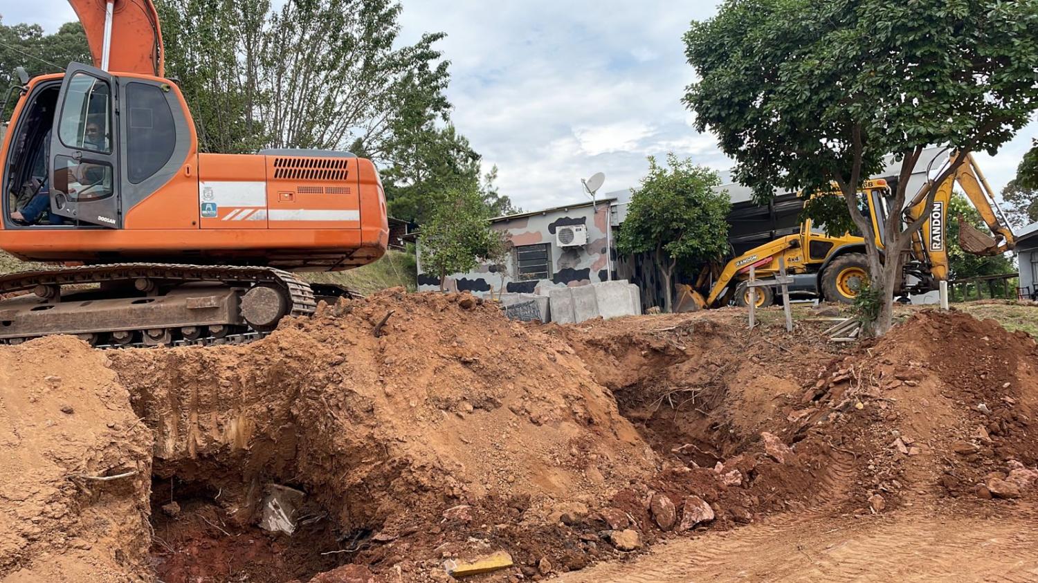 Obras da sede da Força tática estão em andamento em Bento