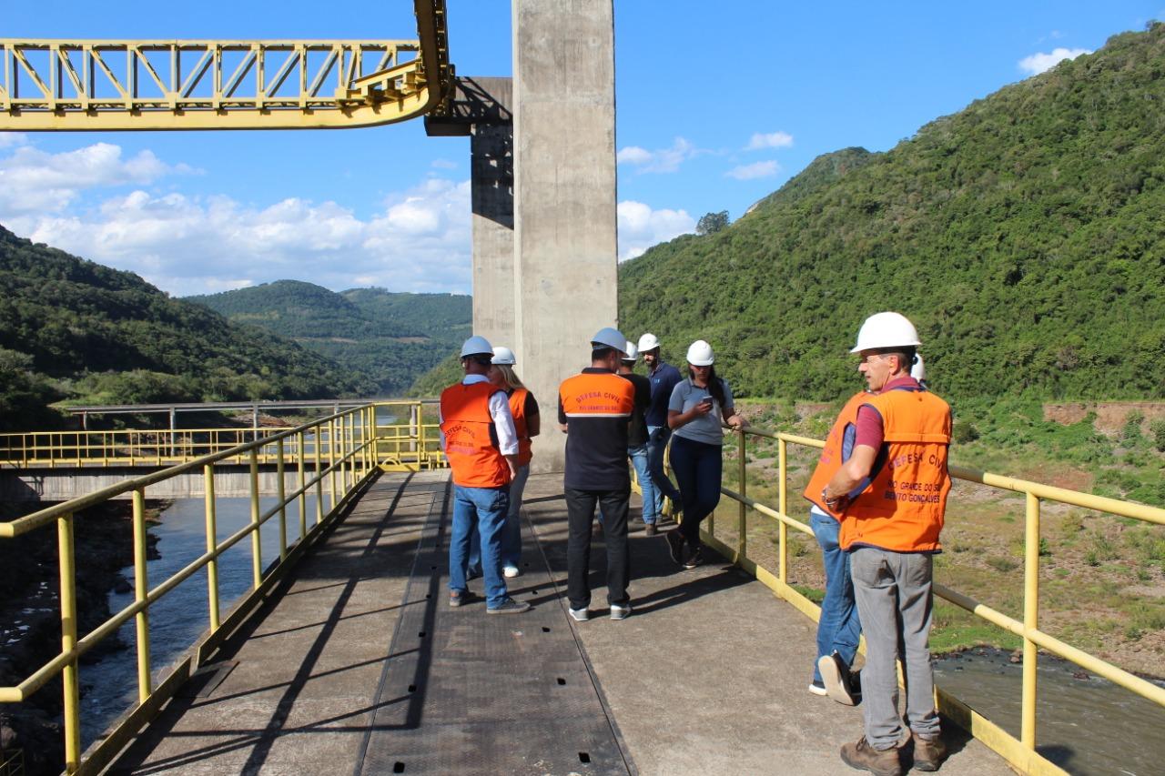 Defesa Civil participa de teste simulando rompimento de barragem em hidrelétrica do Rio das Antas