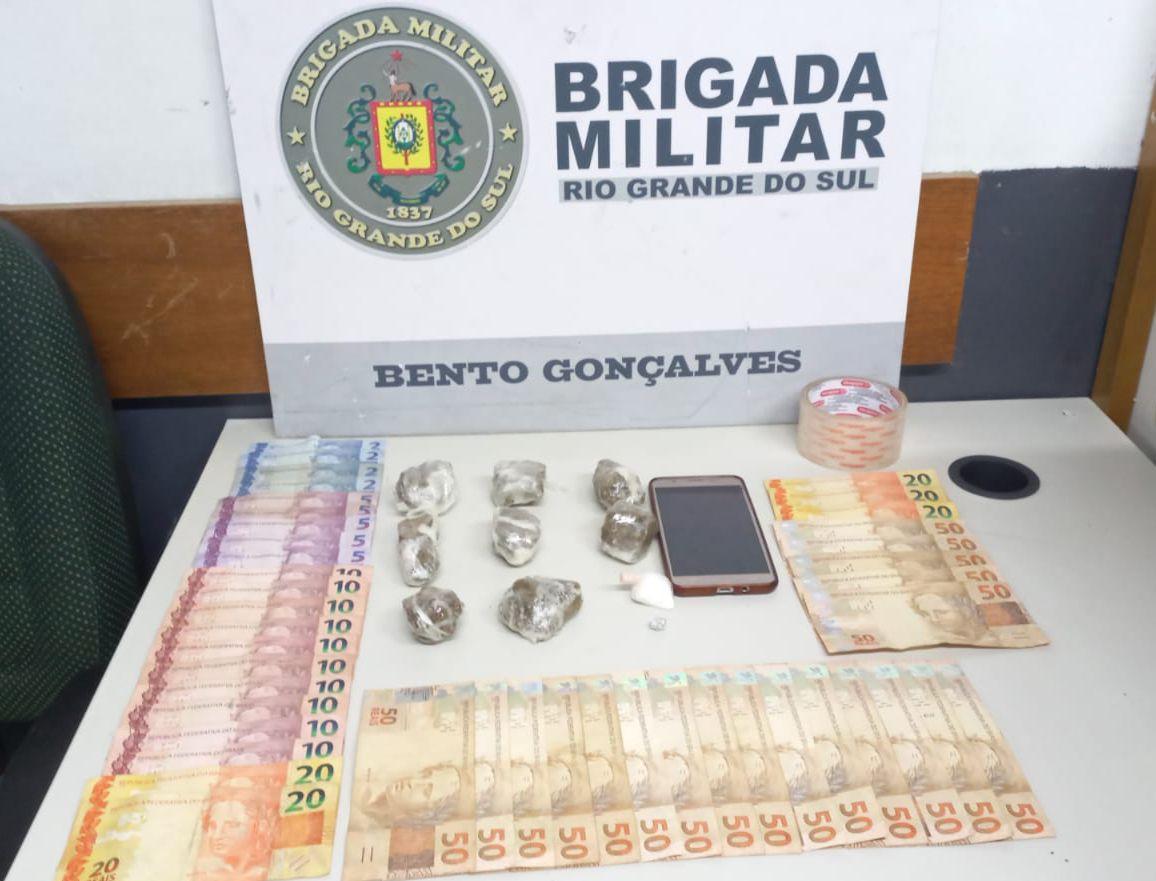 Força Tática prende homem por tráfico de drogas no Progresso em Bento