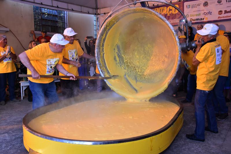 Polenta é celebrada em festival gastronômico de Monte Belo do Sul