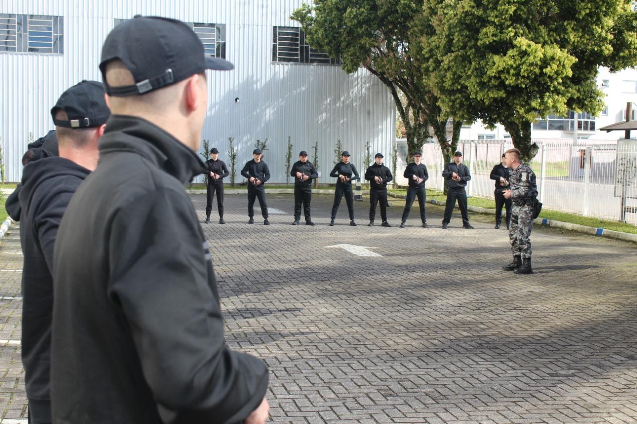 Guarda Civil inicia aulas práticas de futuros agentes municipais em Bento