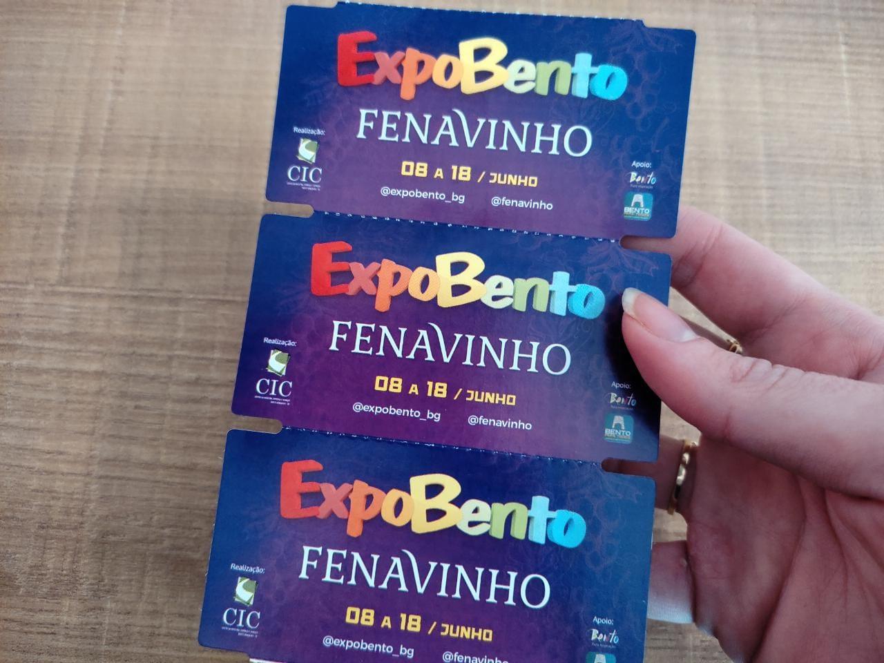 Ingressos antecipados para a ExpoBento estão à venda com preços promocionais