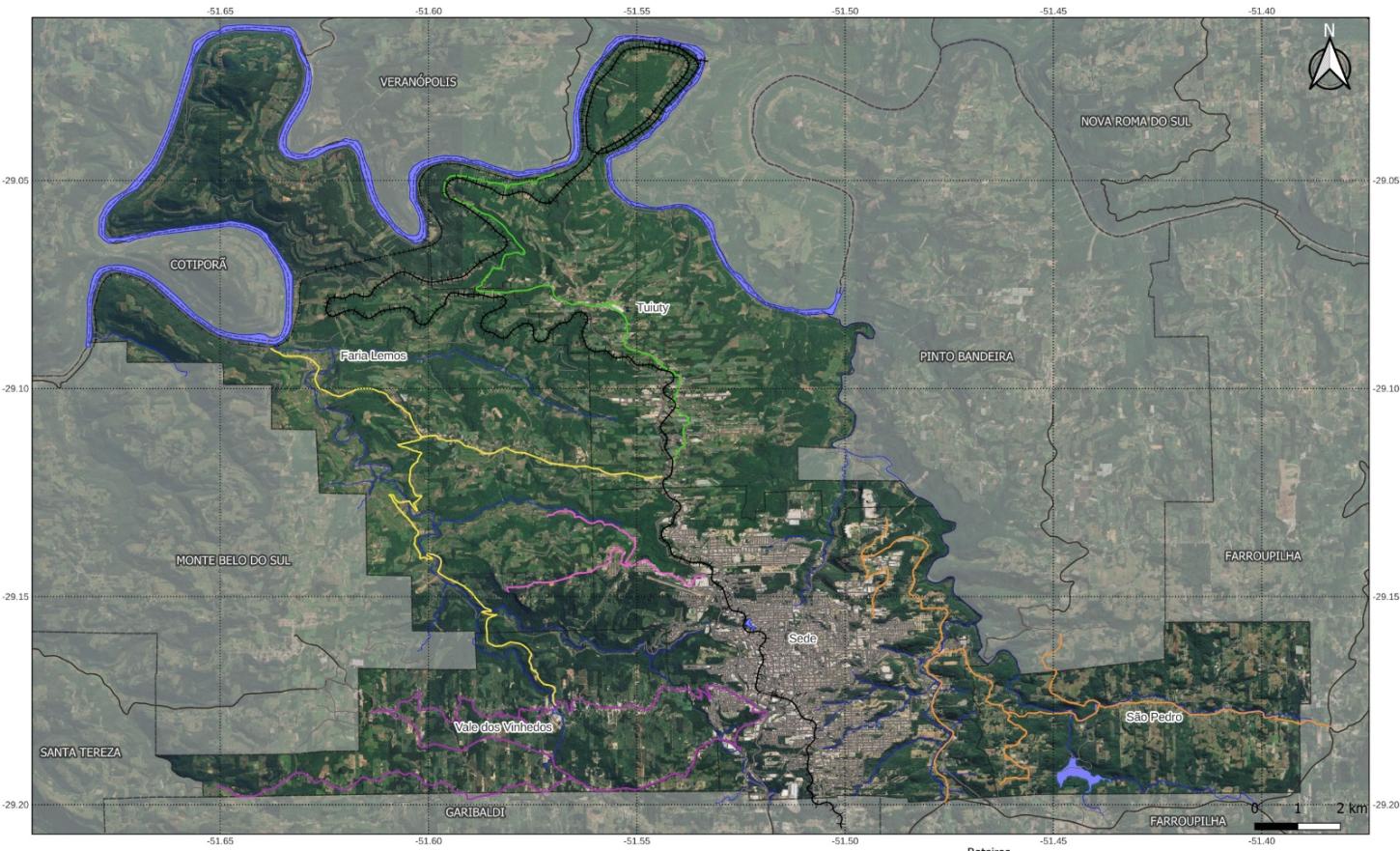 Mapeamento participativo vai identificar aos lugares mais representativos da paisagem de Bento