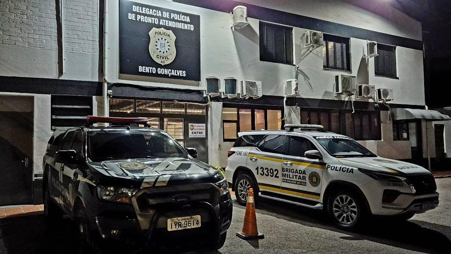 Dupla é presa em flagrante por furto após ser identificada por câmeras de segurança em Bento