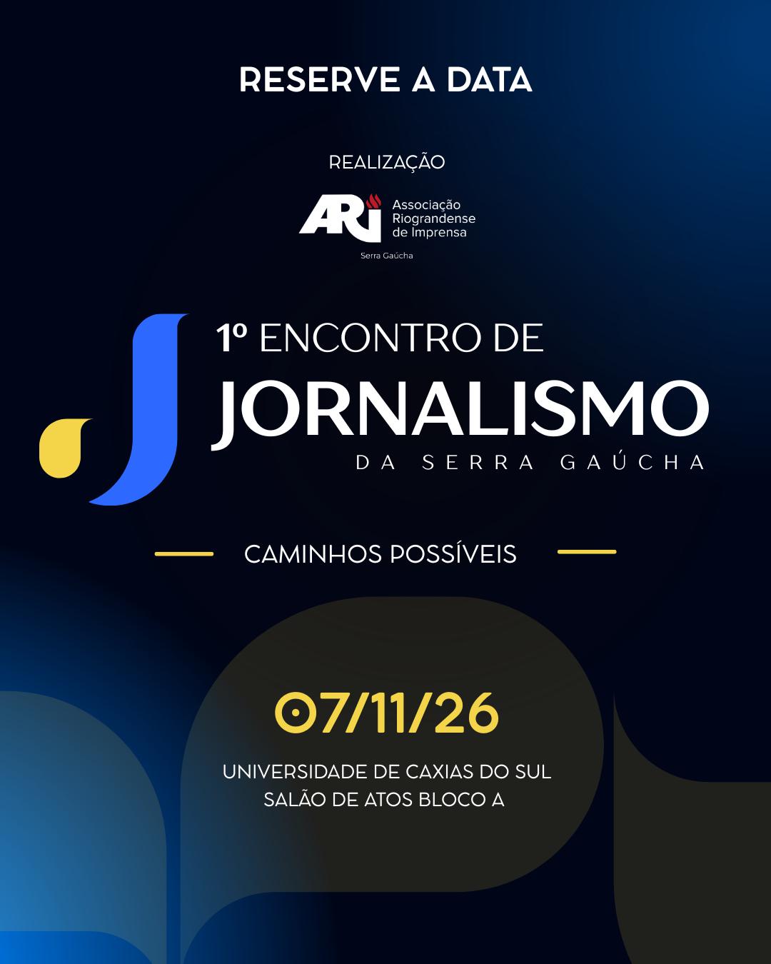1º Encontro de Jornalismo da Serra Gaúcha debate desafios e caminhos possíveis para a profissão