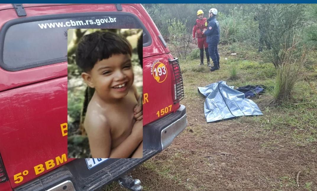 Corpo de menino desaparecido após enxurrada é encontrado em Caxias do Sul