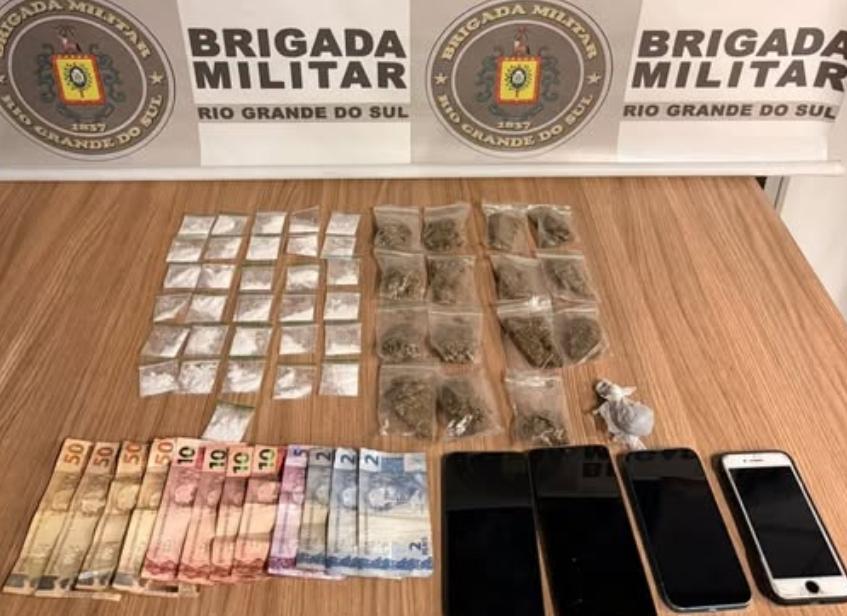 Homem é preso por tráfico de drogas em Garibaldi